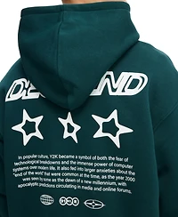 Cotton On Men's Long-Sleeve Graphic Hooded Sweatshirt