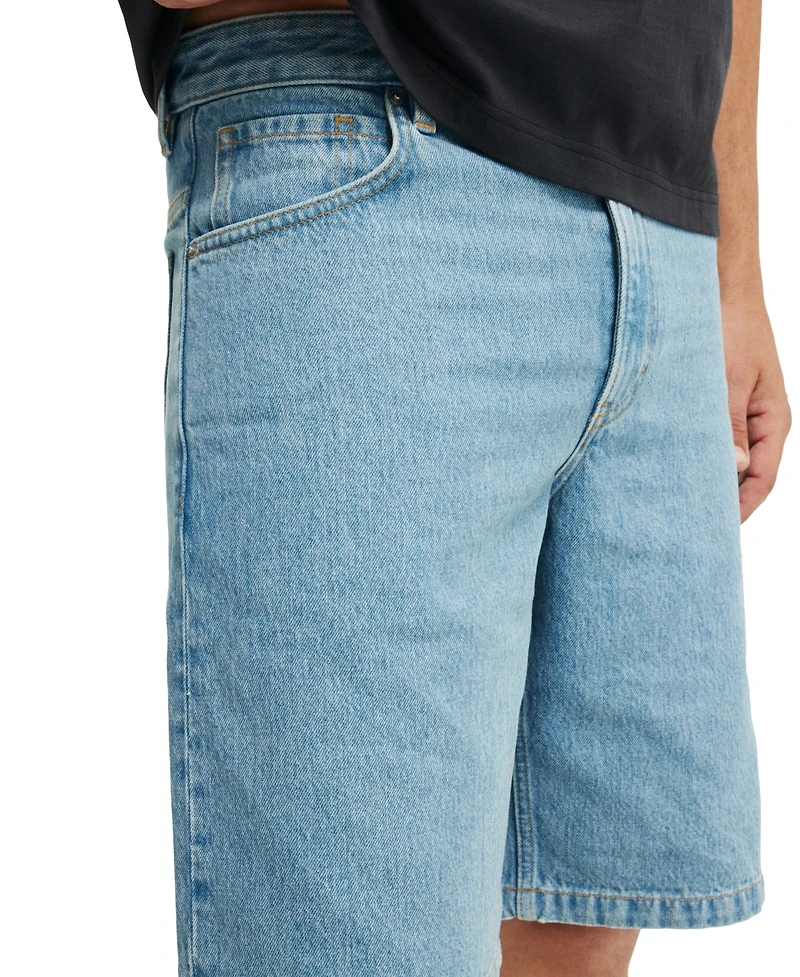 Cotton On Men's Baggy Denim Shorts