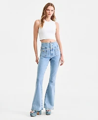 Guess Women's Kaira High-Rise Flared Jeans