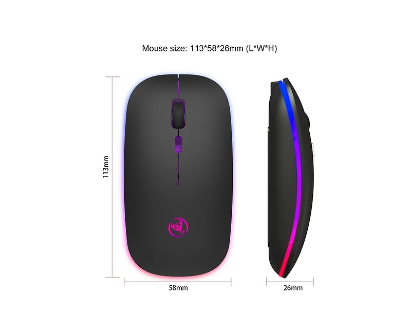 Risokeys Dual-Mode Wireless Mouse