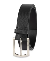 Calvin Klein Men's Embossed Leather Dress Belt