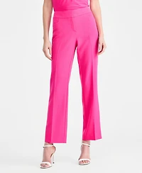 Kasper Women's Stretch-Crepe Straight-Leg Pants