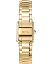 Dkny Women's Champagne Dial Gold-Tone Stainless Steel Bracelet Watch, 23 x 30mm