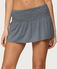 Edikted Women's Klara Studded Mini Skort
