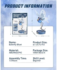 Robotime 3D Metal Puzzles for Adults-Metal Diy Model Kits for to Build-Crafts for Adults-Gifts for Teenage Boys Girls Brain Teaser Gifts for Friend