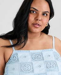 And Now This Trendy Plus Patchwork Top Maxi Dress, Macy's Exclusive