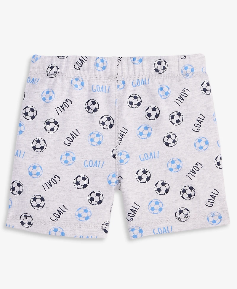 First Impressions Baby Boys' Mix & Match Soccer Goal Printed Shorts, Macy's Exclusive