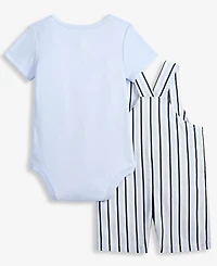 First Impressions Baby Boys' Bodysuit & Striped Shortall, 2-Piece Set, Macy's Exclusive