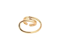Sohi Women's The Wrap-Line Statement Ring