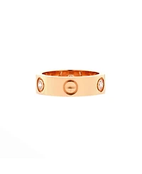 Pre-Owned Cartier Love 3 Diamonds Band Ring