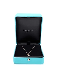Pre-Owned Tiffany & Co Elsa Peretti Open Heart Pendant Necklace