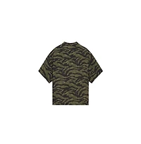 Alpha Industries Big & Tall Ss Camo Relaxed Camp Shirt