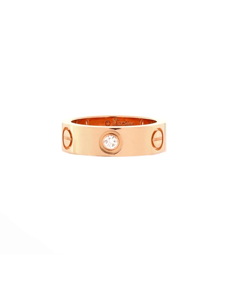 Pre-Owned Cartier Love 3 Diamonds Band Ring