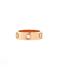 Pre-Owned Cartier Love 3 Diamonds Band Ring