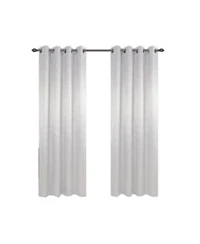 Olivia Gray 100 Polyester 200 Gsm Arlo Embossed Blackout Grommet Curtain Panel 54 X22 X 84 X22