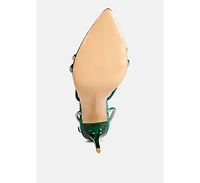 Dare Me Rhinestone Embellished Stiletto Sandals