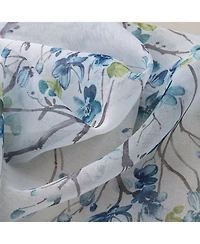 Olivia Gray 100% Polyester Aiden Printed Textured Grommet Curtain Panel