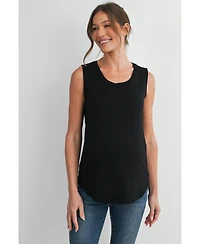 Hello Miz Maternity Nursing Scoop-Neck Sleeveless Tank Top