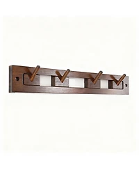 Yigii Wall-Mounted Coat Rack with 4 Hooks, High-Load Capacity, Adjustable Storage