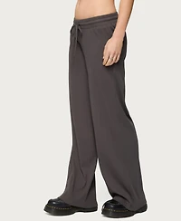Edikted Women's Cicilia Straight Leg Ribbed Pants