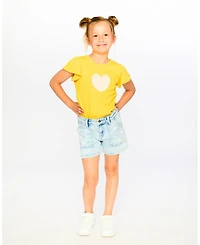 Deux par Big Girls Light Blue Denim Shorts