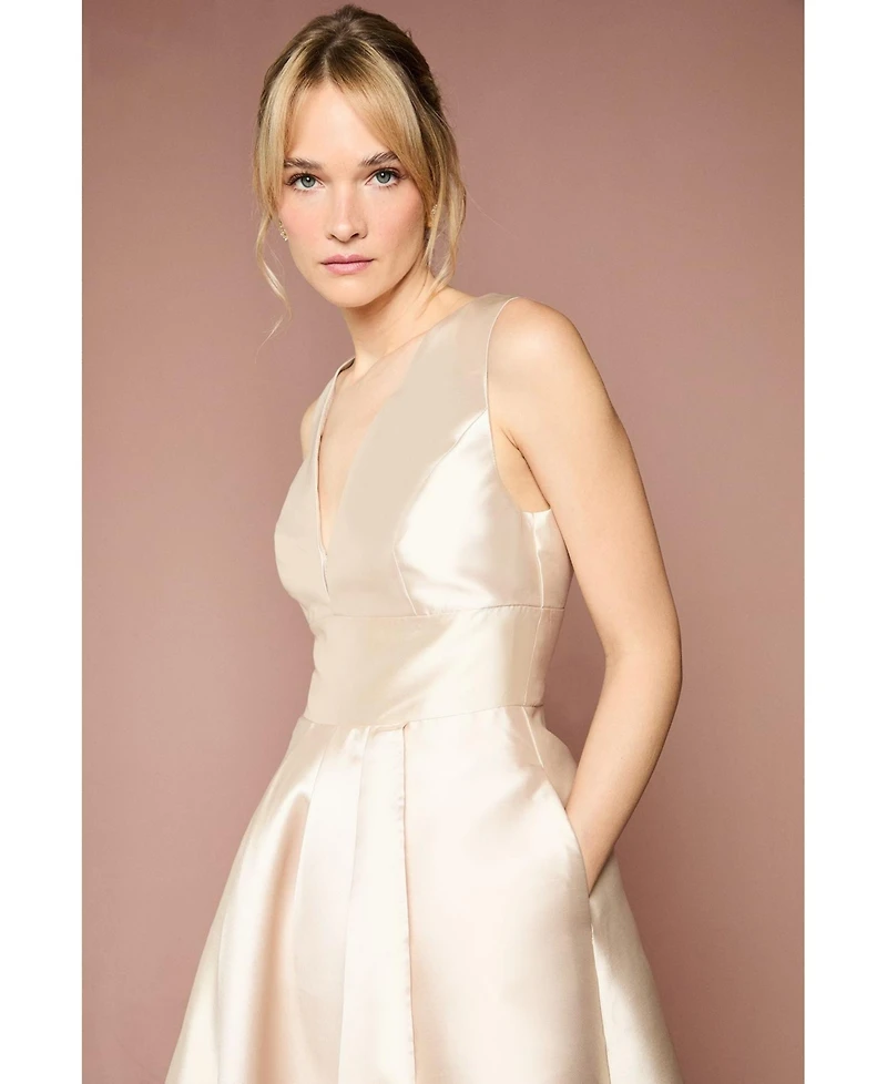 Coast Women's Plunge Waterfall Maxi Dress