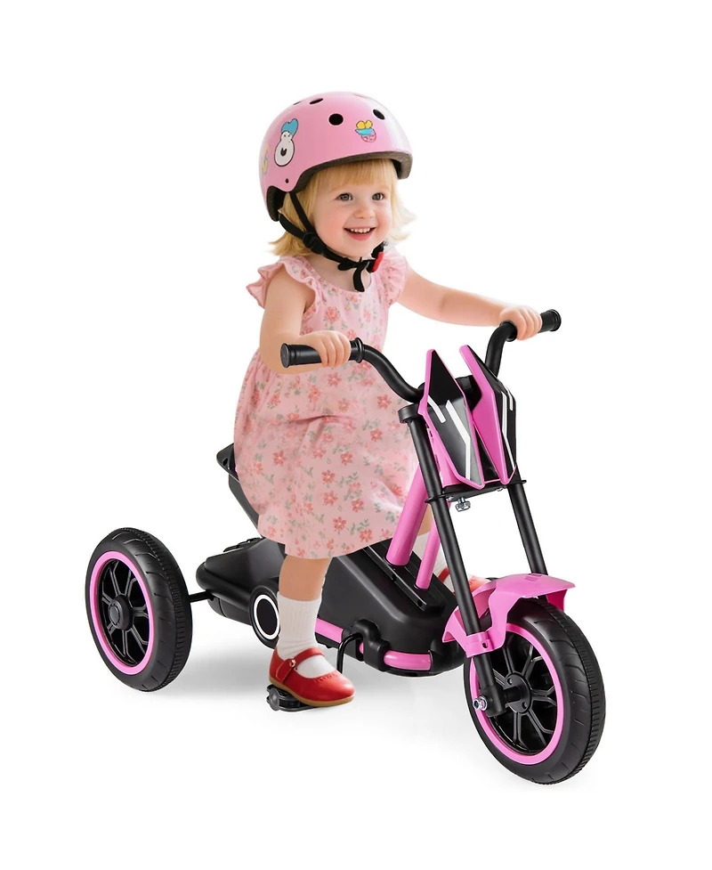 Slickblue Toddler 3-Wheel Tricycle Bike with Pedals for Forward and Reverse
