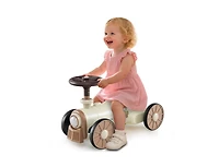 Slickblue Kids Ride-On Toy Car with Steering Wheel and Whistle Button