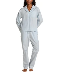 Hunkemoller Women's Woven Cotton Stripe Pant