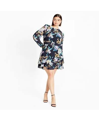 City Chic Women's Plus Julianna Dress