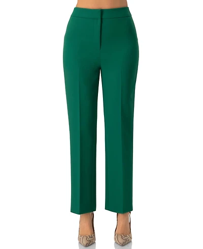 Ivonne Women's Tailored Straight-Leg Trousers