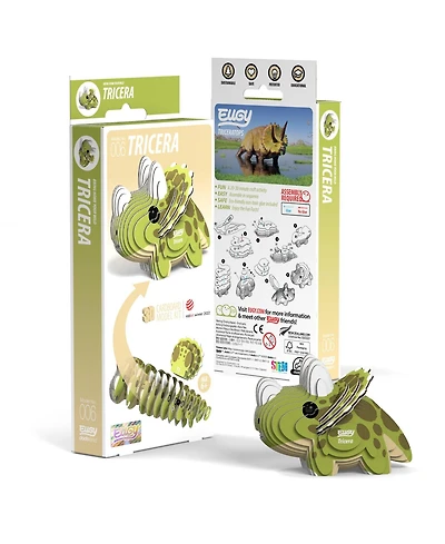 Eugy Triceratops 3D Puzzle