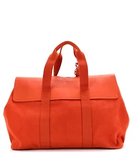Pre-Owned HERMES Gm Valparaiso Bag Toile and Leather