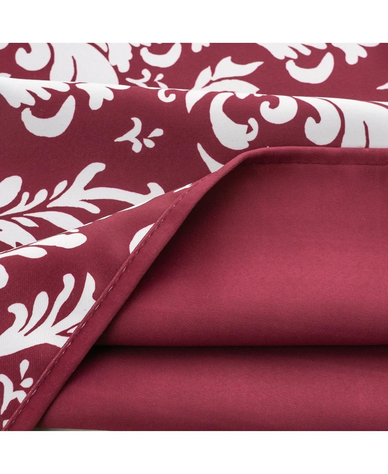 Olivia Gray Cressida 190 Gsm Reversible Blackout Polyester Grommet Curtain Panel