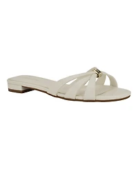 Calvin Klein Women's Petula Strappy Flat Slip-On Sandals