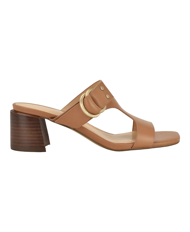 Calvin Klein Women's Vevia Block Heel Sandals