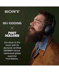 Sony Wh-1000XM6-silver Wireless Noise Cancelling Headphones with a 3 Year Amber Protection Plan (2025)