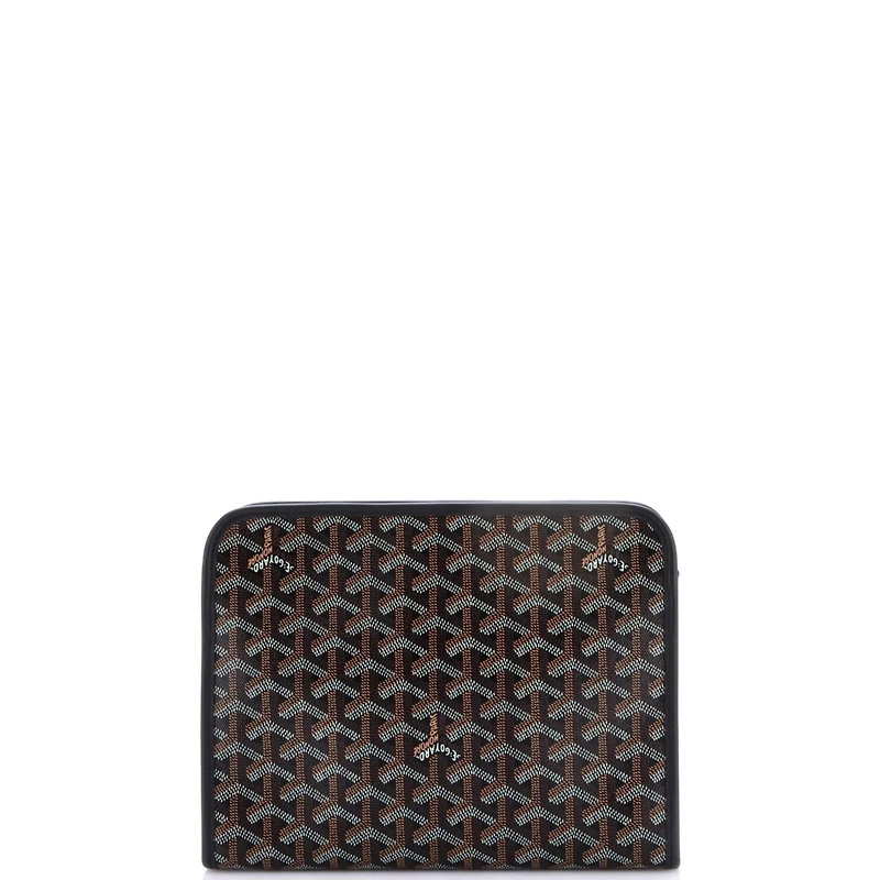 Pre-Owned Goyard Mm Jouvence Toiletry Pouch Coated Canvas