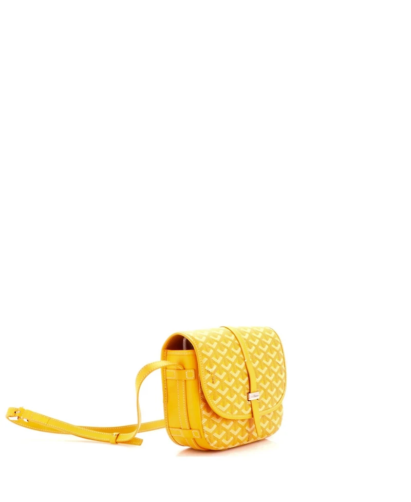 Draft - Pre-Owned Goyard Pm Belvedere Ii Messenger Bag Coated Canvas