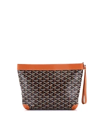 Pre-Owned Goyard Goyardine Conti Pouch Coated Canvas