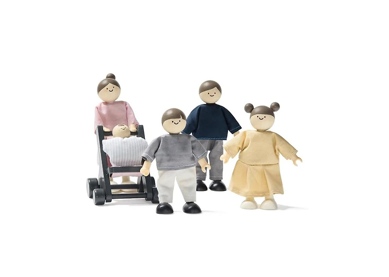 Tiny Land Wooden Dollhouse Dolls