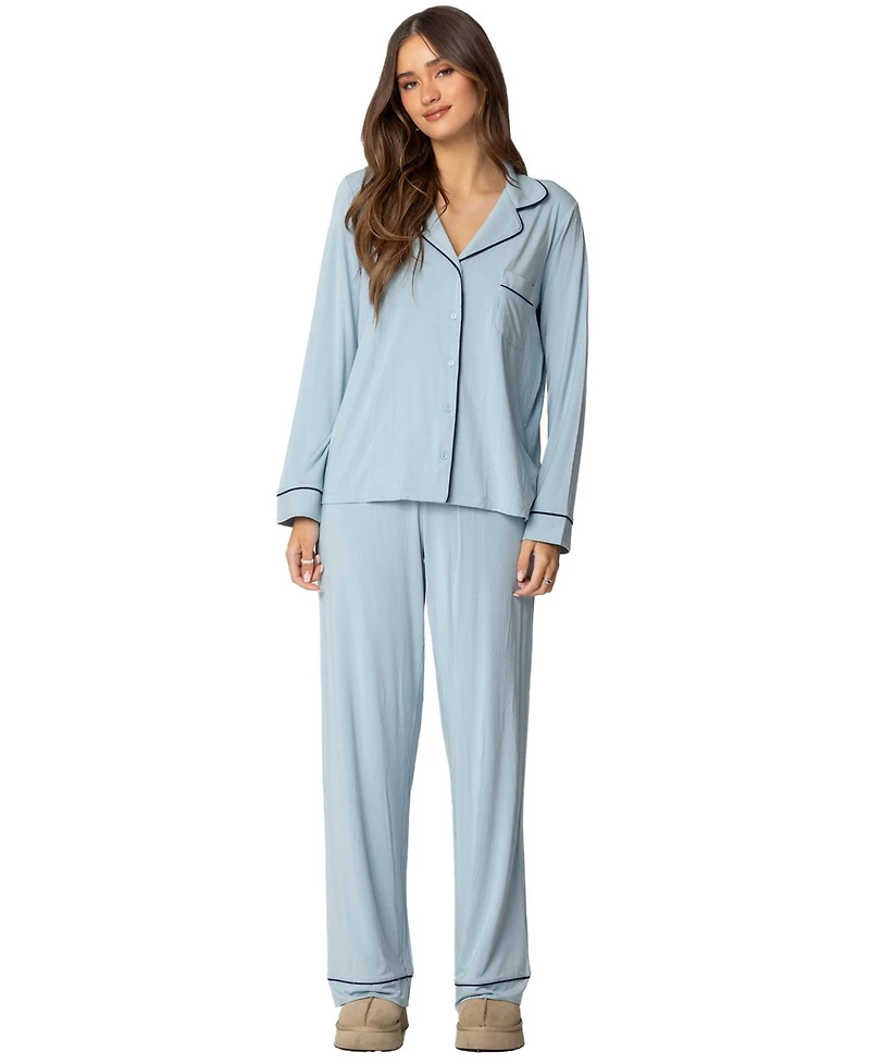 Edikted Womens Jeanette Pants