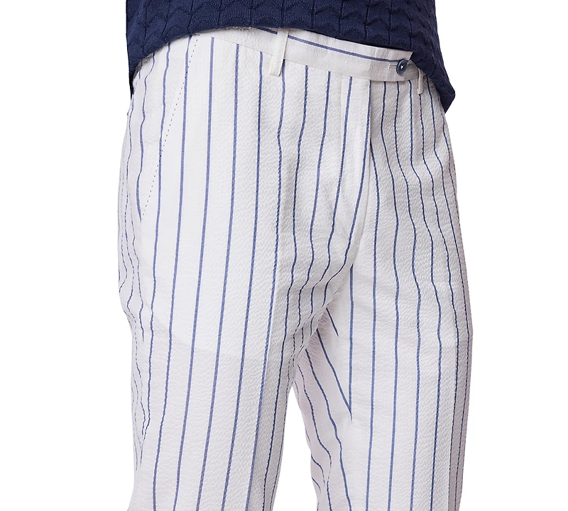 Paisley & Gray Men's Downing Slim-Fit Stripe Pants