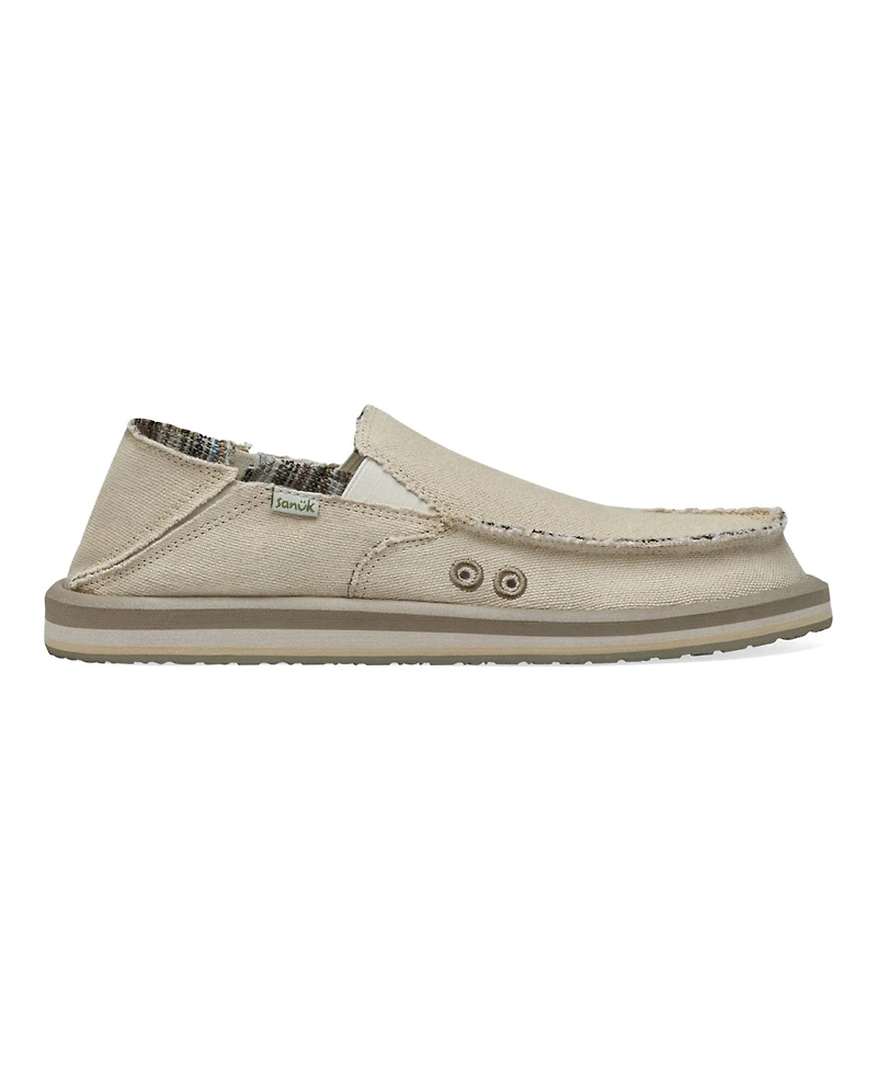 Sanuk Mens Donny Hemp Loafers