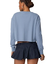 Edikted Women's 88 Waffle Long Sleeve T Shirt