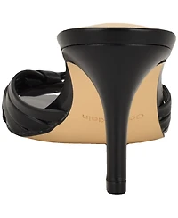 Calvin Klein Women's Wendine Woven Kitten Heel Dress Sandals