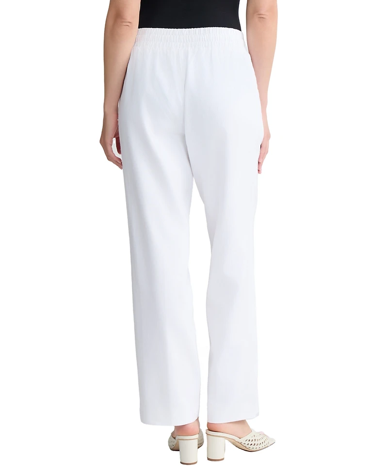 Jones New York Petite Pull-On Drawstring Pants