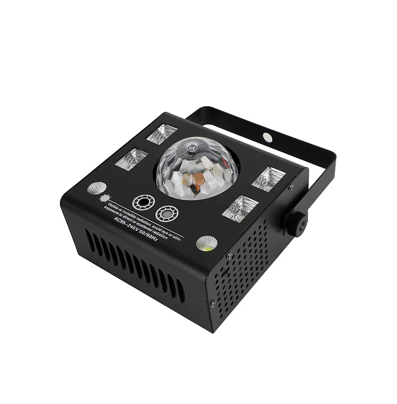 Artudatech 50W Party Light, 4-in-1 Magic Ball, Laser, Strobe & Uv Effects with Dmx Control