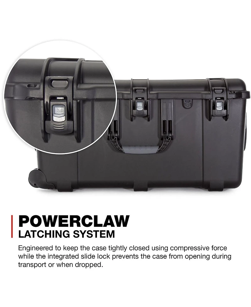 Nanuk Wheeled Series 965 Lightweight Nk-7 Resin Waterproof Hard Case without Foam Insert