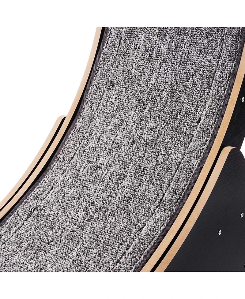 Aostirmotor Large Cat Exercise Wheel: 43.3" Indoor Treadmill in Black